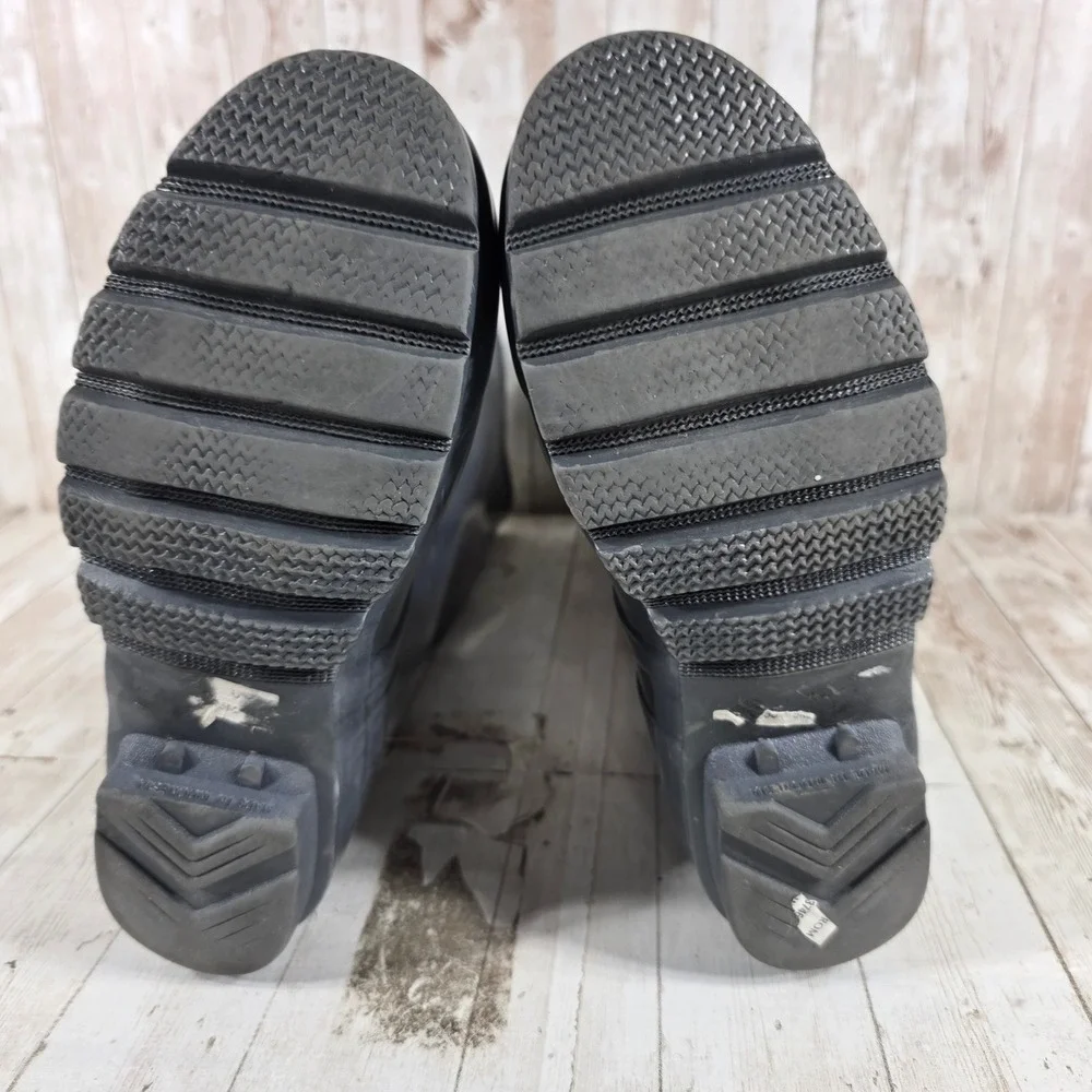 Hunter Original‎ Gloss Tall Navy Blue Rain Boots Womens Size 7 Waterproof W23616